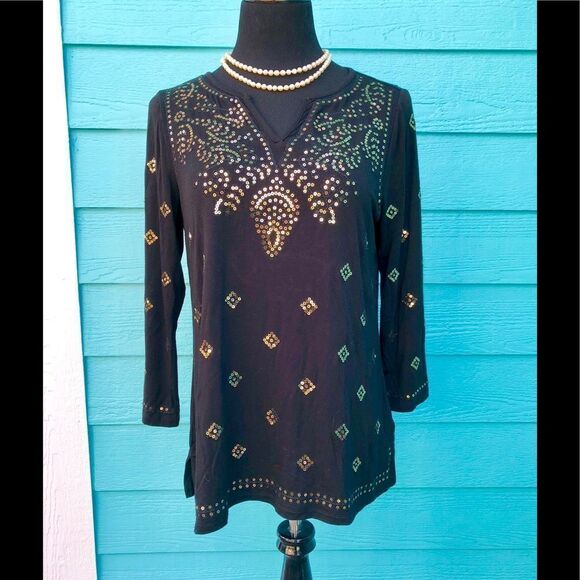 Stunning shirt by Joan Vass size medium - Picture 1 of 2